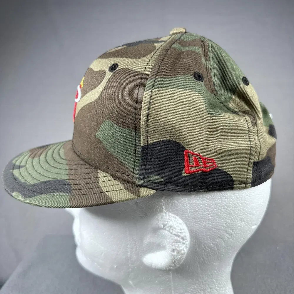 Miami Heat Hat Cap Fitted Mens‎ 6 3/4 Green Camo NBA Basketball 59FIFTY New Era